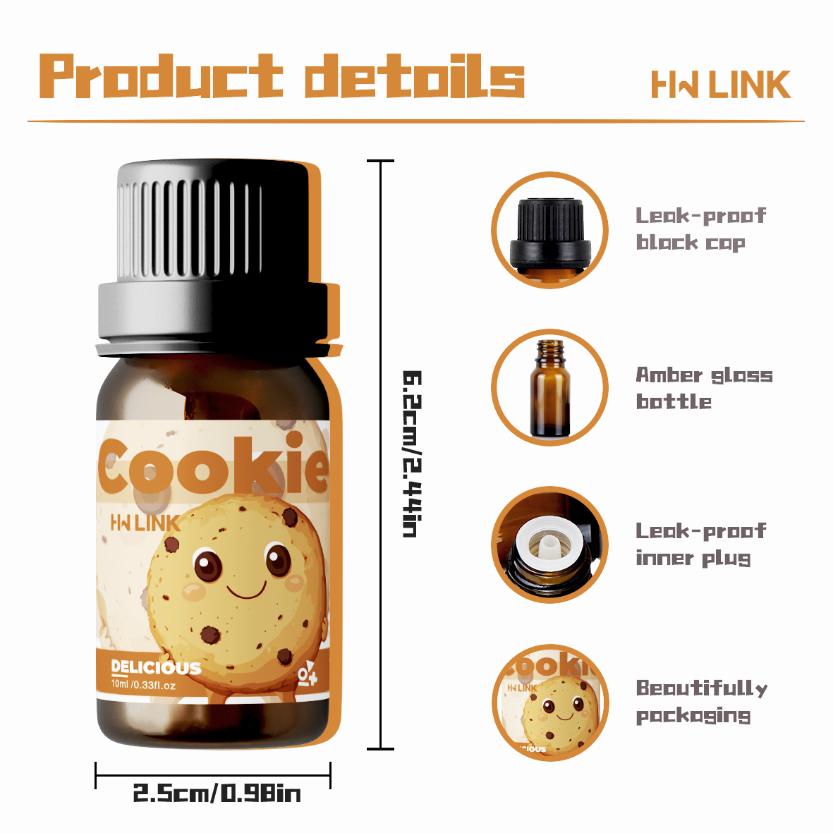 10ml Cookie Fragrance Oils For - Perfume Fragrance Oil review and price