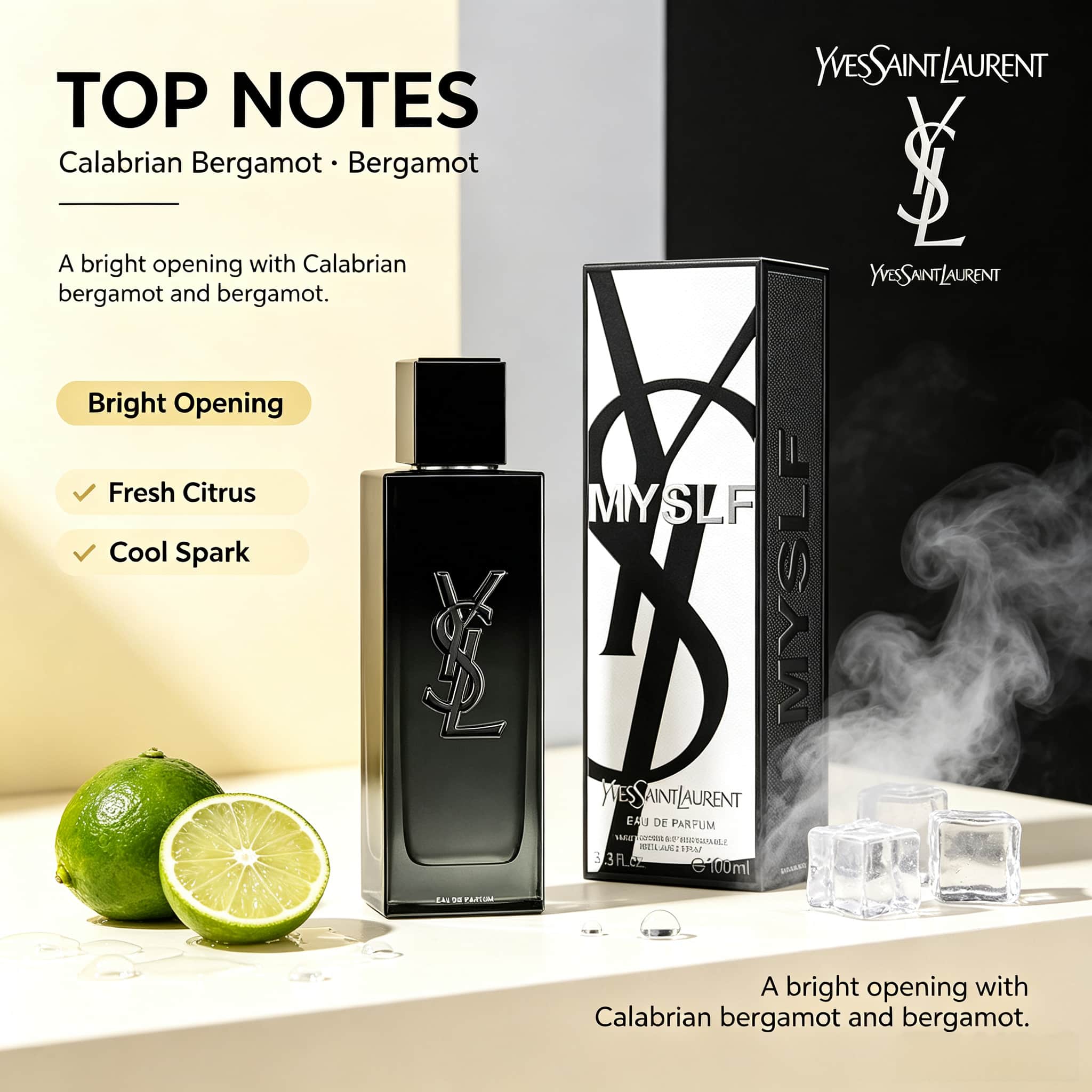 YvesSaint Laurent MYSLF Clean  - Perfume Alcohol Fragrance review and price
